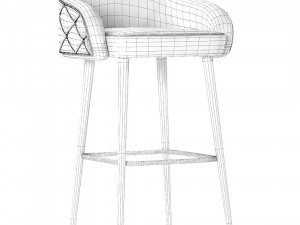 deer spring bar stool Modèle 3D