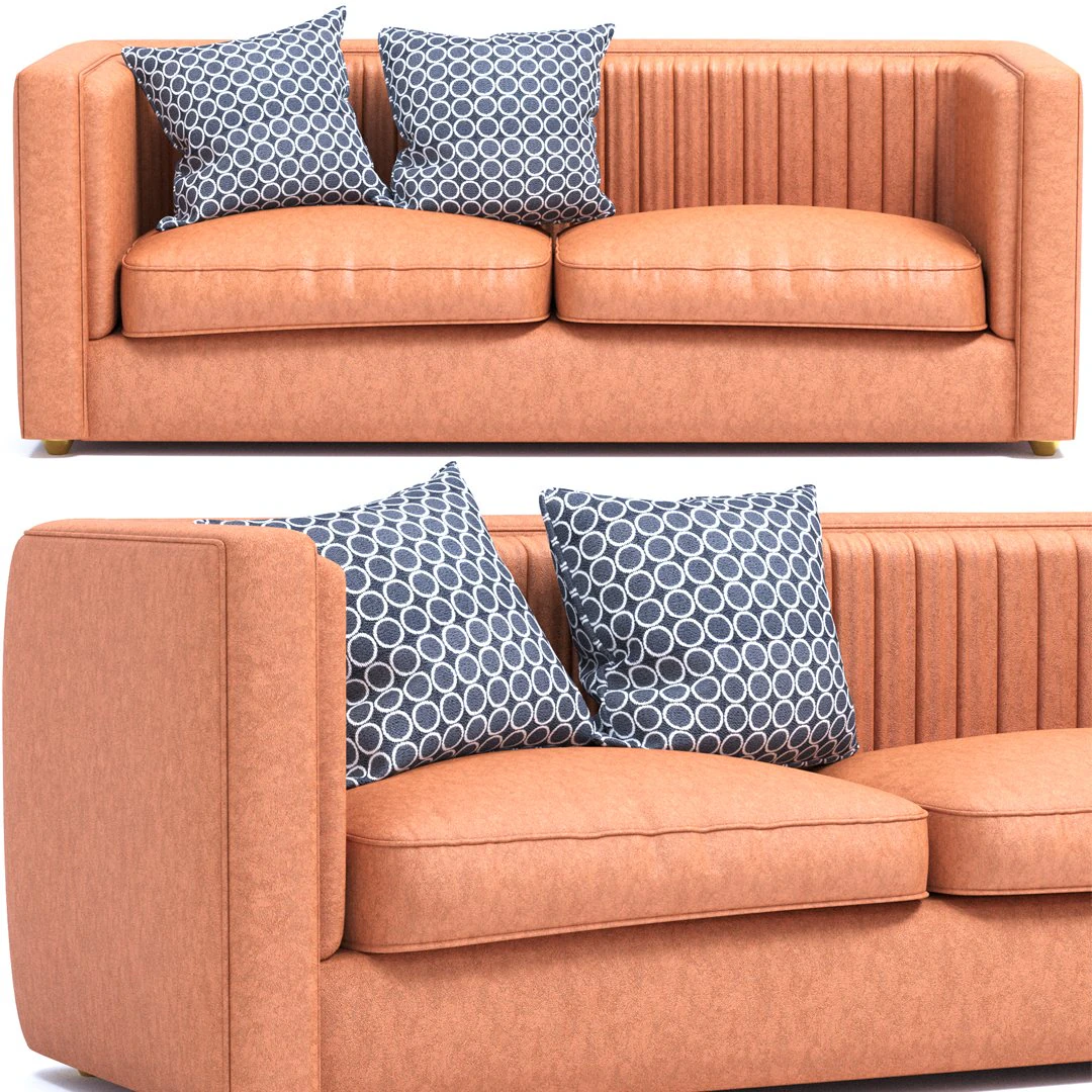 sofa benji 3D Model .c4d .max .obj .3ds .fbx .stl .blend