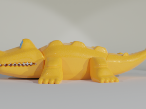 toy crocodile 3D 模型