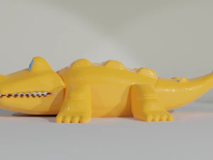 игрушечный крокодил 3D Модель