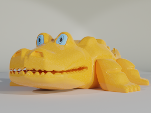 toy crocodile Modelo 3D