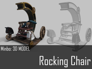 minbo rocking chair Modèle 3D