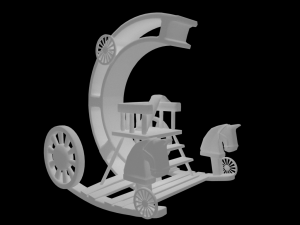 minbo rocking chair Modelo 3D