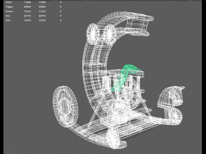 minbo rocking chair 3D Model