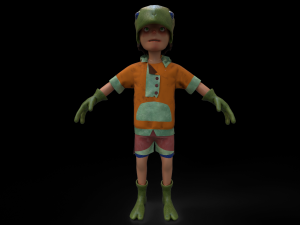 minbo charactor mellon 3D Model