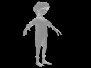 minbo charactor mellon 3D Model