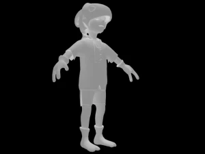 minbo charactor mellon 3D Model