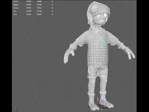 minbo charactor mellon 3D Model