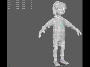 minbo charactor mellon 3D Model