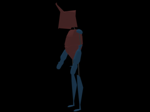 minbo charactor stickman beetle grasshopper Model 3D