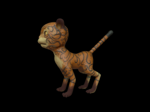 minbo charactor toyger 3D Model