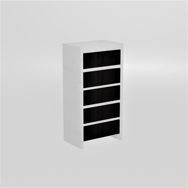chest of drawers caspian Modello 3D .c4d .max .obj .3ds .fbx .stl .blend 