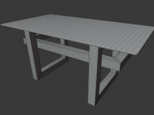 glass table atlant-3 3Dモデル