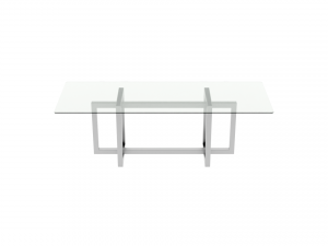 glass table atlant-1 black and gray 3D 模型