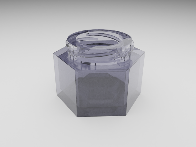 small glass jar 3D 모델 .c4d .max .obj .3ds .fbx .stl .blend 