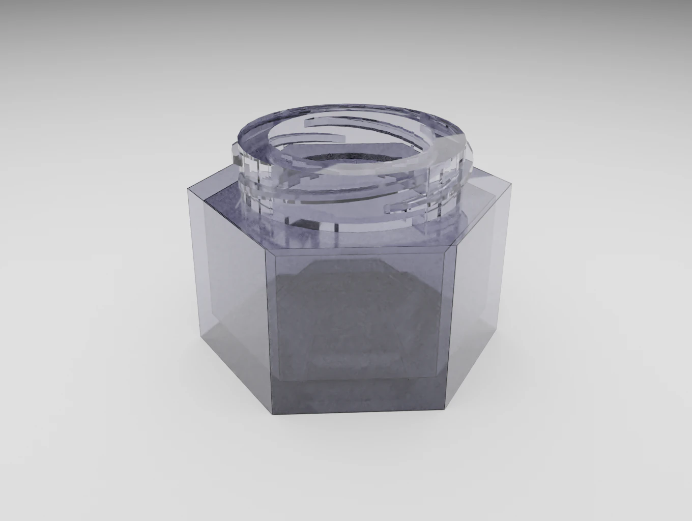 small glass jar 3D Model .c4d .max .obj .3ds .fbx .stl .blend 