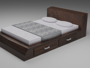 bed Modèle 3D