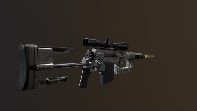 cheytac m200 3Dモデル .c4d .max .obj .3ds .fbx .stl .blend 