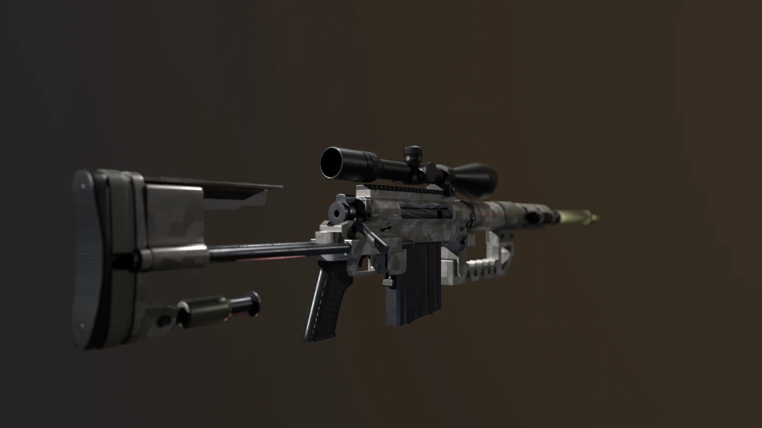 cheytac m200 3D Model .c4d .max .obj .3ds .fbx .stl .blend 