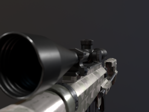 cheytac m200 3Dモデル