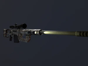 cheytac m200 3D Model