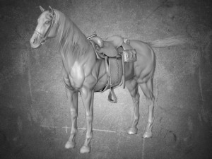animal - horse a01 3D-Modell