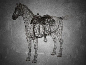 animal - horse a01 3D Model
