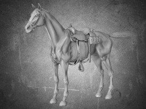 animal - horse a03 Model 3D