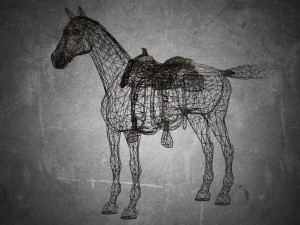animal - horse a03 Model 3D
