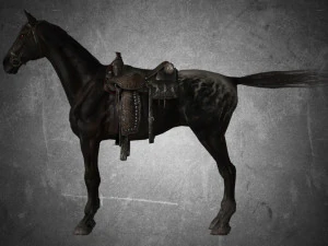 animal - horse a03 3D Model