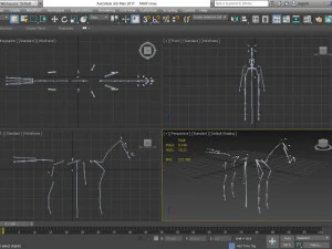 animal - horse a03 3D Model