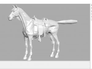 animal - horse a03 3D Model