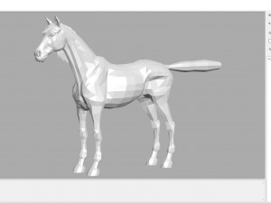 animal - horse a04 nogear Modelo 3D