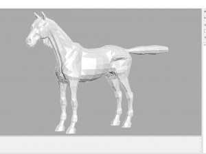 animal - horse a04 nogear Modelo 3D