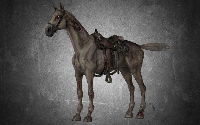 animal - horse a05 Modelo 3D .c4d .max .obj .3ds .fbx .stl .blend 