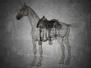 animal - horse a05 3D Model