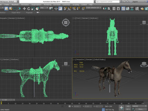 animal - horse a05 Modelo 3D