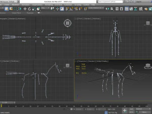 animal - horse a05 3D Model