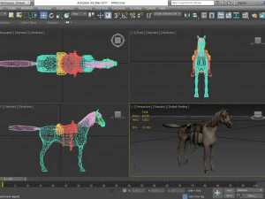 animal - horse a05 3D Model