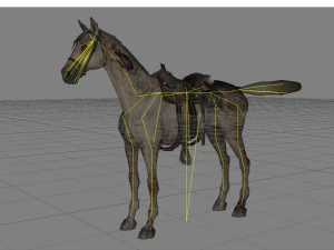animal - horse a05 3D Model