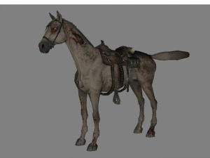 animal - horse a05 3D Model