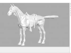 animal - horse a05 3D Model