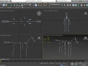 animal - horse a06 nogear 3D Model
