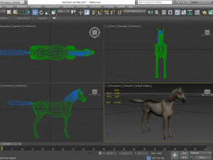 animal - horse a06 nogear 3D Model