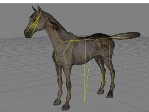 animal - horse a06 nogear Modelo 3D