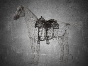 animal - horse a07 Model 3D