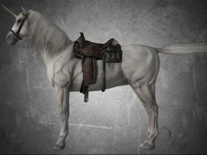 animal - horse a07 3D Model