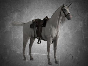 animal - horse a07 Model 3D