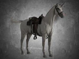 animal - horse a07 3D Model