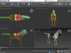 animal - horse a07 3D Model